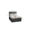 Kaiser Möbel Trento Box Spring Bed 55 x 79 in, Graphite view 4