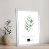 Bildershop-24 London Picture Frame with Easel, Brushed Aluminum Finish, 18 x 24 cm, Anti-Glare view 3