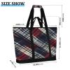 JUMBEAR Buffalo Plaid Large Insulated Cooler Bag view 2