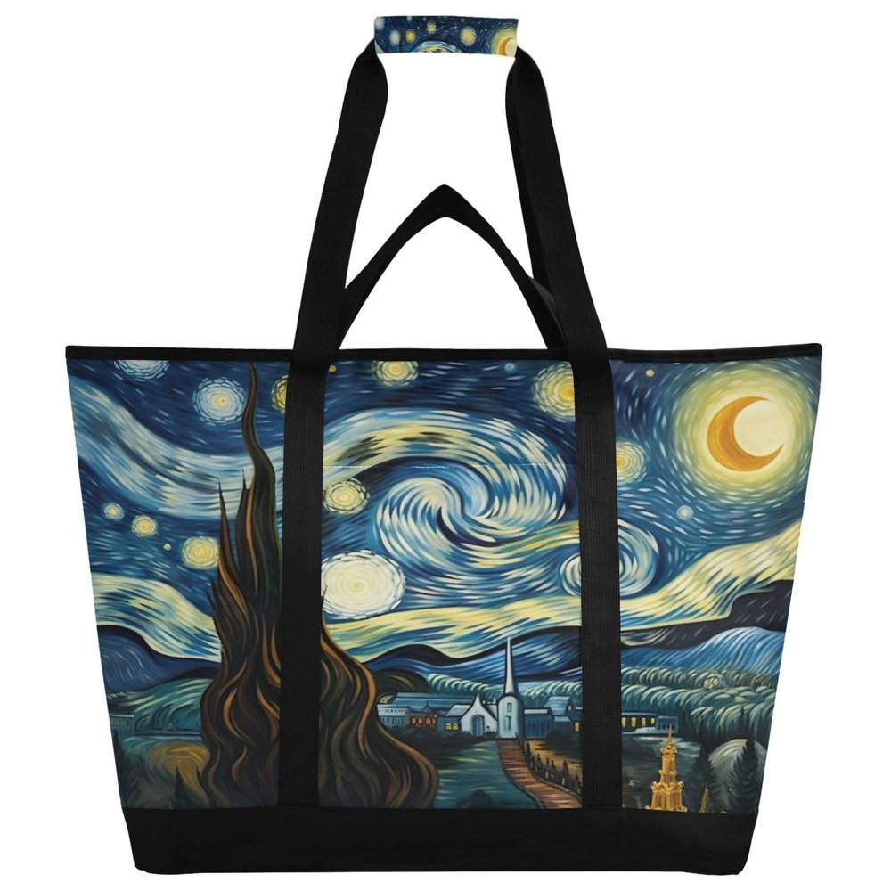JUMBEAR Van Gogh Large Cooler Bag with Starry Sky