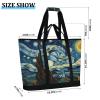 JUMBEAR Van Gogh Large Cooler Bag with Starry Sky view 4