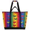 JUMBEAR Colorful Large Cooler Bag with Heart Design view 1