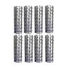 GZHERVICES Anti-Climb Spikes, Stainless Steel Pipe Guard with Screws, Silver, 8-Pack, 80 mm view 1