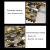 GZHERVICES Anti-Climb Spikes, Stainless Steel Pipe Guard with Screws, Silver, 8-Pack, 80 mm view 3