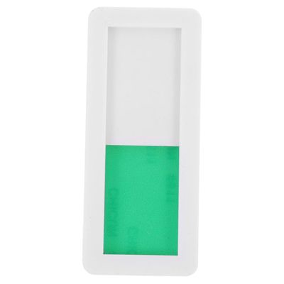 Status Change Door Sign, PMMA, for Sliding Doors, Office/Restroom, White