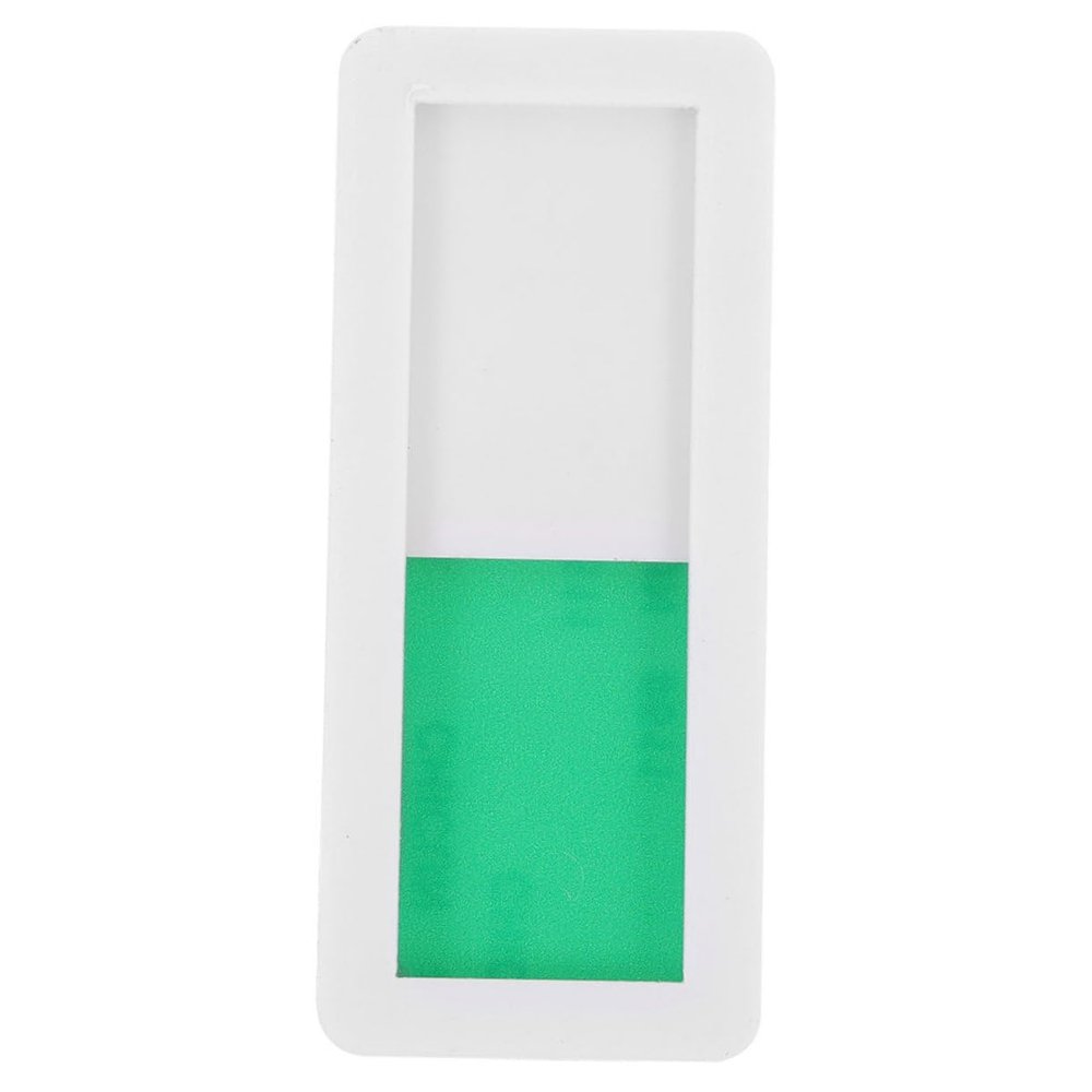 Status Change Door Sign, PMMA, for Sliding Doors, Office/Restroom, White