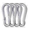 304 Stainless Steel Spring Snap Hooks, 2.36 in, 300 lb, 4-Pack view 1