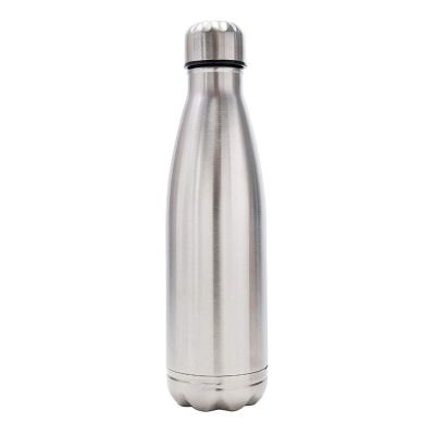 Steel Hidden Diversion Safe Water Bottle with Secret Compartment, Silver