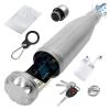 Steel Hidden Diversion Safe Water Bottle with Secret Compartment, Silver view 2