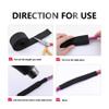 MOVDARL Braided Heat-Shrink Tubing, 10 mm × 50 m, Black view 2