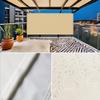 Balcony Privacy Screen 50 x 750 cm, Waterproof Rectangular Sun Shade, Dark Gray view 4
