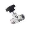 UGLYAF Adjustable Needle Valve, 3, 4, 6, 8, 10, 12, 14 mm, 1/8, 1/4, 3/8, 1/2 in, Stainless Steel 304 Compression Double-Ferrule Tube Fitting (6 mm) view 2