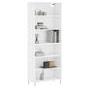 Lauuoeriau Home Highboard, White, 69.5 x 32.5 x 180 cm view 3