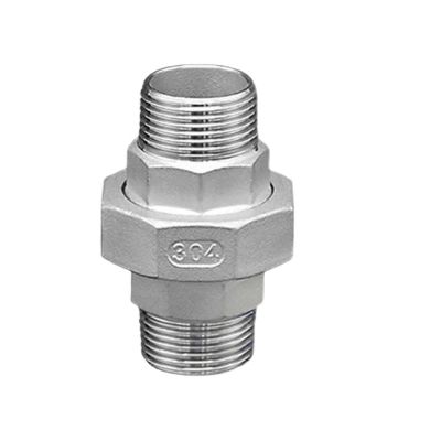 PHNOITPQ 304 Stainless Steel Spherical/Conical External-Thread Union, Spherical Taper Hard Seal (G1/2)