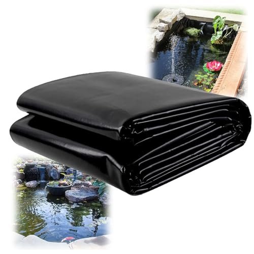 Black HDPE Pond Liner, 1 × 2 m to 8 × 12 m
