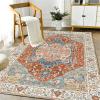 Gikleihwy Oriental Runner Rug 90 x 200 cm, Floral Pattern, Washable, Non-Slip view 2
