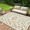 Gikleihwy Oriental Runner Rug, 90 x 350 cm, Floral Pattern, Washable, Non-Slip view 3