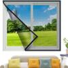 130 x 190 cm Cut-to-Fit Window Screen with Strong Hook-and-Loop Tape, No Drilling view 1