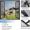 130 x 190 cm Cut-to-Fit Window Screen with Strong Hook-and-Loop Tape, No Drilling view 2