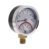 Riiichflowshop Thermal Pressure Gauge, 0–10 Bar, 0–120°C, Precision Thermomanometer for Underfloor Heating, Alloy + Glass view 3