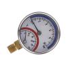 Riiichflowshop Thermal Pressure Gauge, 0–10 Bar, 0–120°C, Precision Thermomanometer for Underfloor Heating, Alloy + Glass view 4