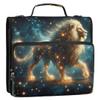 Celestial Leo School Folder Organizer Bag, Blue view 1