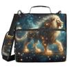 Celestial Leo School Folder Organizer Bag, Blue view 2