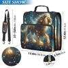 Celestial Leo School Folder Organizer Bag, Blue view 3