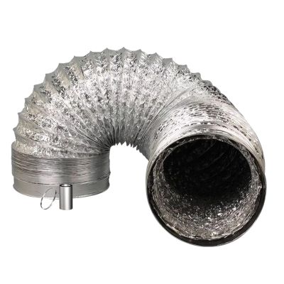 Aluminum Flexible Duct Extension Hose, 4 m x 250 mm