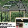 Stainless Steel Rose Arch for Climbing Plants, Freestanding Metal Garden Arch, Black (Green, H2.30m x W2m) view 3