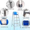 59-Inch Stainless Steel Lifeguard Chair with Pool Ladder view 3