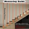 MLYAYE Side-Mounted Hollow Stair Railing Post, 1.05 m/3.4 ft view 3