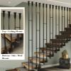 MLYAYE Side-Mounted Hollow Stair Railing Post, 1.05 m/3.4 ft view 4