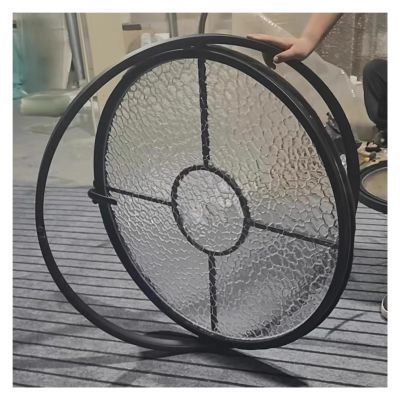 Customizable Round Aluminum Window with 5 mm Tempered Glass