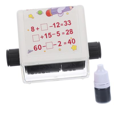 Math Roller Stamp, 1 Set, PP, for Students