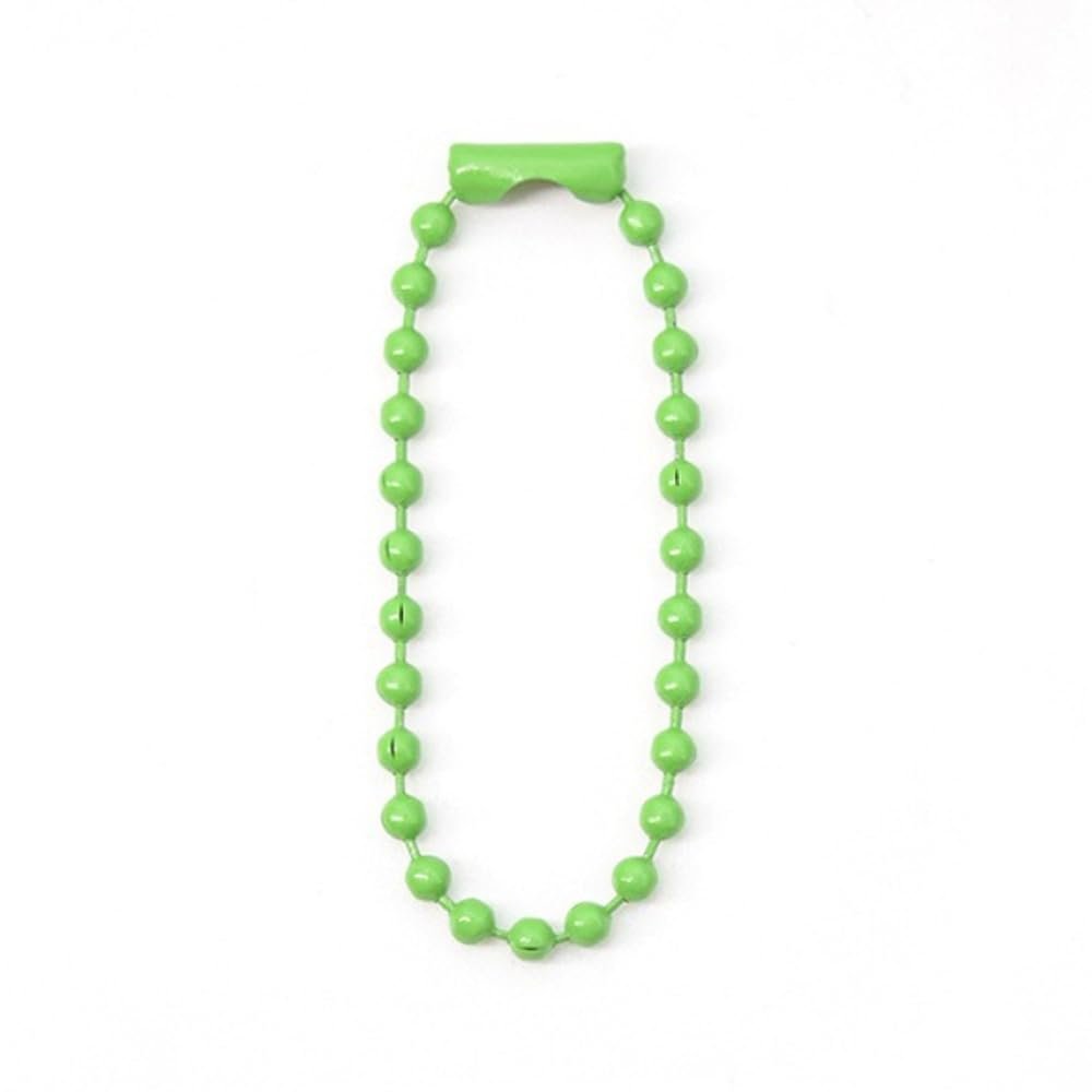 Anevous 120-Piece 4-Inch Metal Ball Chain with Connectors, Dark Green
