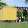CANYUE Rectangular Sun Shade Sail, Waterproof, 98% UV Protection, Privacy Screen for Terrace, Garden and Outdoor Areas, Sand Yellow, 1.5 x 2 m view 3
