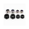 M3.5 Black 304 Stainless Steel Hex Lock Nuts with Nylon Insert, 25-Pack view 4