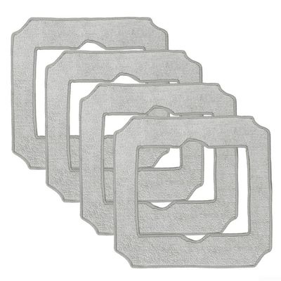 Mop Pad Set for Ecovacs Winbot Mini, 4/10-Pack for Deep Cleaning Windows and Corners (4-Pack)