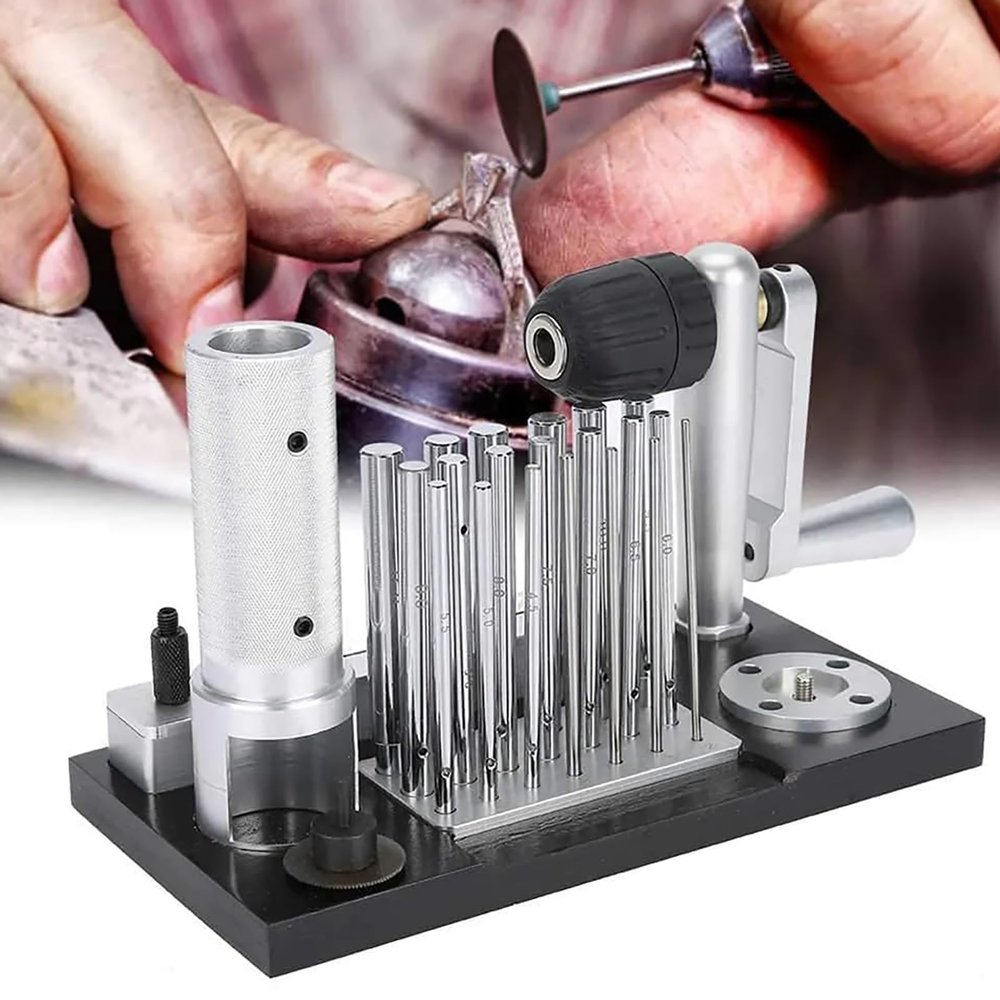 Jump Ring Maker and Wire Cutter with 20 Mandrels, 2.5–12 mm