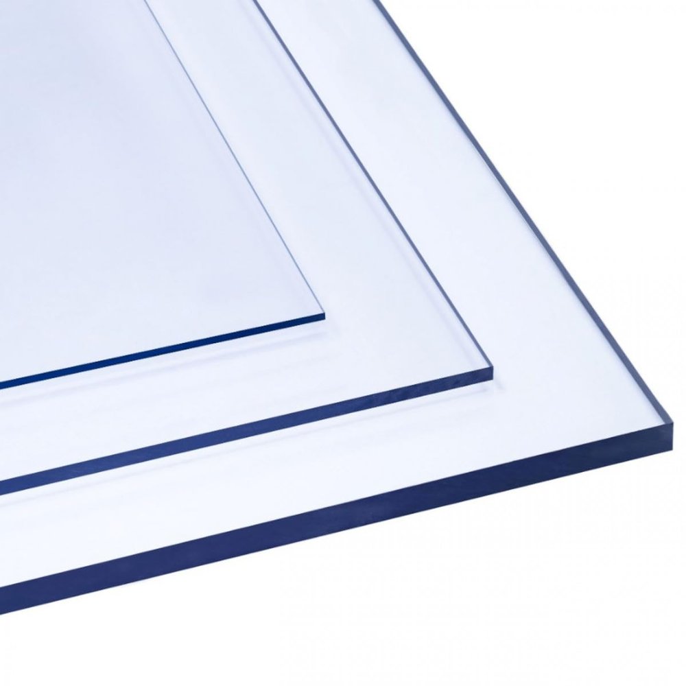 Polycarbonate Sheet 70 x 100 cm, 12 mm Thick – UV-Resistant, Shatterproof, Glass-Clear