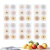 Hogvinnatil Daisy Flower and Window Decals for Door Decor, Chic Floral Stickers for Bathroom, Kitchen, and Bedroom view 1