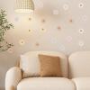 Hogvinnatil Daisy Flower and Window Decals for Door Decor, Chic Floral Stickers for Bathroom, Kitchen, and Bedroom view 3