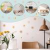 Hogvinnatil Daisy Flower and Window Decals for Door Decor, Chic Floral Stickers for Bathroom, Kitchen, and Bedroom view 4