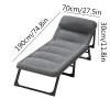 SUREK Portable Folding Steel Camping Cot, Height-Adjustable, 70 cm Wide view 2