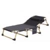 SUREK Portable Folding Camping Cot with Pillow, Adjustable Height, 70 cm Wide view 1
