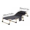 SUREK Portable Folding Camping Cot with Pillow, Adjustable Height, 70 cm Wide view 2