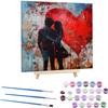 Paint by Numbers Kit with Frame for Adults and Kids, 55 x 55 cm, N-708 view 1
