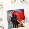 Paint by Numbers Kit with Frame for Adults and Kids, 55 x 55 cm, N-708 view 2