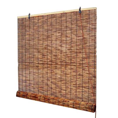 Bamboo Reed Roller Blind, 50/65/80/100/120/140/160 cm, Privacy & Sun Protection for Patio, Garden, Kitchen, Veranda or Pool (120 x 220 cm)